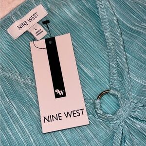 Nine West Light Blue Sleeveless Blouse